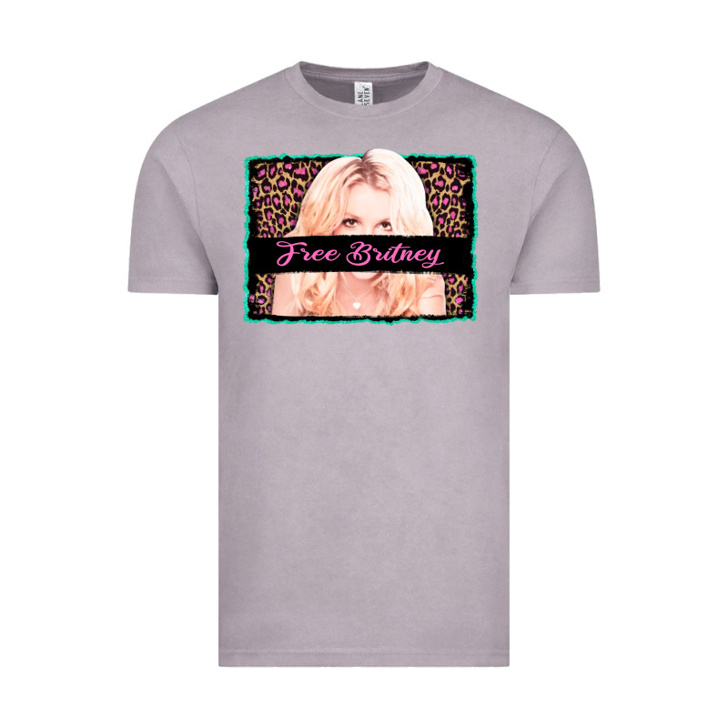 Free Britney Leopard Glitter Vintage Tee by AdoDesignShop | Teevron
