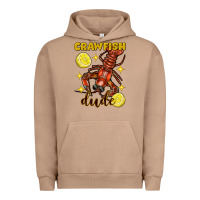 Pigment Burro Mardi Gras Crawfish dude Urban Hoodie - FaDigitalArtStudio