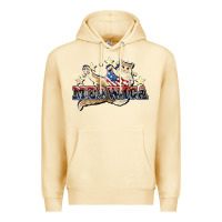 Meowica Cat 4th Of July Premium Hoodie | Teevron