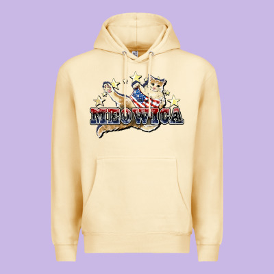 Meowica Cat 4th Of July Premium Hoodie Designed By Howdyjamesfarm