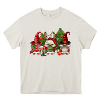 Cream christmas gnomies Heavy Core Tee - FaDigitalArtStudio
