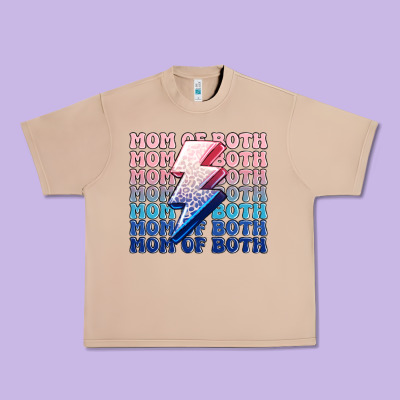Mom Of Both Boy And Girl Urban Heavy Tee Designed By Maliassmallbusiness