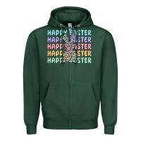 Sports Green happy easter Zipper Hoodie - Artiststas