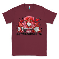 Burgundy happy valentine's day Classic Tee - MaliasSmallBusiness