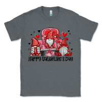Charcoal Heather happy valentine's day Classic Tee - MaliasSmallBusiness