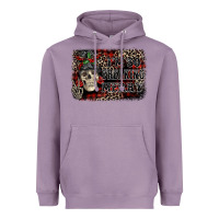 Lavender I'm so freaking merry skeleton messy bun Heavyweight Hoodie - NancyCooperArtShop