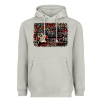 Moon Dust I'm so freaking merry skeleton messy bun Heavyweight Hoodie - NancyCooperArtShop