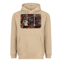 Mushroom I'm so freaking merry skeleton messy bun Heavyweight Hoodie - NancyCooperArtShop