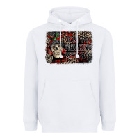 White I'm so freaking merry skeleton messy bun Heavyweight Hoodie - NancyCooperArtShop