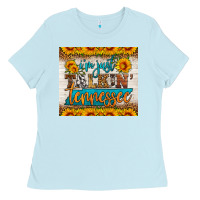 Baby Blue i'm just talking tennessee tumbler Ladies Tee - HRA Design Shop