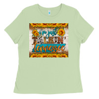 Matcha i'm just talking tennessee tumbler Ladies Tee - HRA Design Shop
