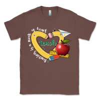 Chestnut teaching is a work of heart Classic Tee - JahusDesignShop