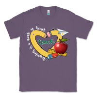 Lavender teaching is a work of heart Classic Tee - JahusDesignShop
