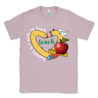 Lilac teaching is a work of heart Classic Tee - JahusDesignShop