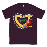 Plum teaching is a work of heart Classic Tee - JahusDesignShop