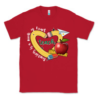 Red teaching is a work of heart Classic Tee - JahusDesignShop