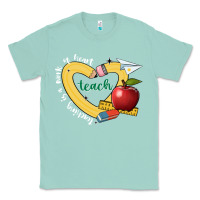 Seafoam teaching is a work of heart Classic Tee - JahusDesignShop