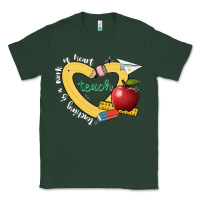 Sports Green teaching is a work of heart Classic Tee - JahusDesignShop