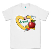 White teaching is a work of heart Classic Tee - JahusDesignShop