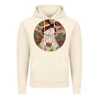 Vintage Artic Christmas Charolais Calf Baby Cow Vintage Hoodie - RanaPortraitStore