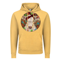 Vintage Mustard Christmas Charolais Calf Baby Cow Vintage Hoodie - RanaPortraitStore
