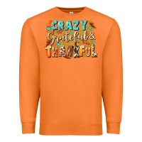 Carrot Crazy grateful and thankful Premium Sweatshirt - NancyCooperArtShop