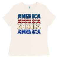 Bone America 4th of July Ladies Tee - CowGirlArtShop