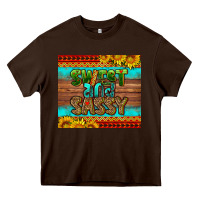 Chocolate Brown sweet and sassy Juneteenth Heavy Core Tee - HRA Design Shop