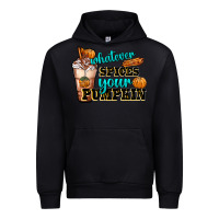 Black whatever spice your pumpkin coffee cup Urban Hoodie - FaDigitalArtStudio