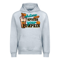 Heather Grey whatever spice your pumpkin coffee cup Urban Hoodie - FaDigitalArtStudio