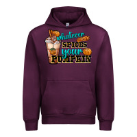 Mauve Wine whatever spice your pumpkin coffee cup Urban Hoodie - FaDigitalArtStudio