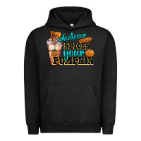 Pigment Black whatever spice your pumpkin coffee cup Urban Hoodie - FaDigitalArtStudio