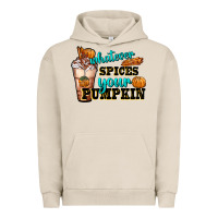 Pigment French Oak whatever spice your pumpkin coffee cup Urban Hoodie - FaDigitalArtStudio