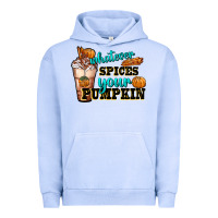 Pigment Grape Ice whatever spice your pumpkin coffee cup Urban Hoodie - FaDigitalArtStudio