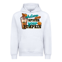White whatever spice your pumpkin coffee cup Urban Hoodie - FaDigitalArtStudio