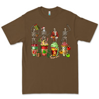Cacao christmas skeleton coffee cups Premium Tee - FaDigitalArtStudio