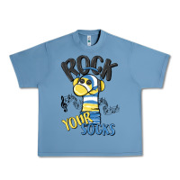 Pebble Blue rock your Urban Heavy Tee - MaliasSmallBusiness