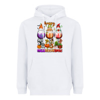 Happy Hallothanksmas Wine Glasses And Gnomes Heavyweight Hoodie | Teevron