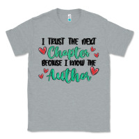 Heather Grey capter author Classic Tee - MaliasSmallBusiness