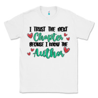 White capter author Classic Tee - MaliasSmallBusiness