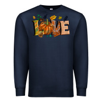 Navy Fall love Premium Sweatshirt - NancyCooperArtShop