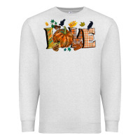 Oatmeal Heather Fall love Premium Sweatshirt - NancyCooperArtShop