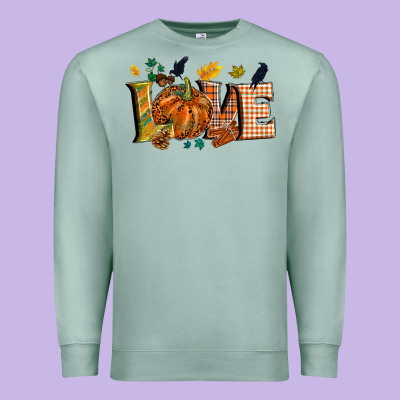 Fall Love Premium Sweatshirt Designed By Nancycooperartshop