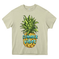 Mossy summer vibes pineapple Heavy Core Tee - BarkalooDesign