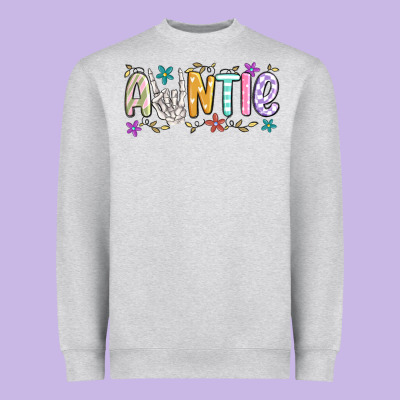 Auntie Heavyweight Sweatshirt Designed By Maliassmallbusiness
