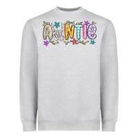 Heather Grey auntie Heavyweight Sweatshirt - MaliasSmallBusiness