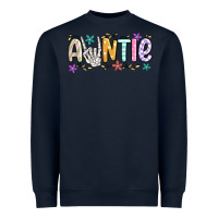 Navy auntie Heavyweight Sweatshirt - MaliasSmallBusiness