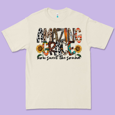 Amazing Grace How Sweet The Sound Premium Tee Designed By Racoondesign