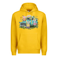 Lemon Easter gnomies with truck Easter Day Premium Hoodie - HowdyJamesFarm