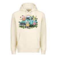 Tofu Easter gnomies with truck Easter Day Premium Hoodie - HowdyJamesFarm